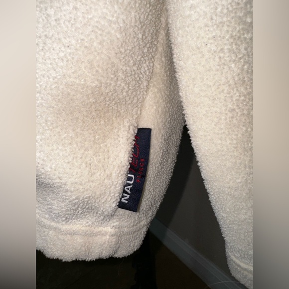 Vintage Nautical wool quarter zip fleece - Picture 3 of 5